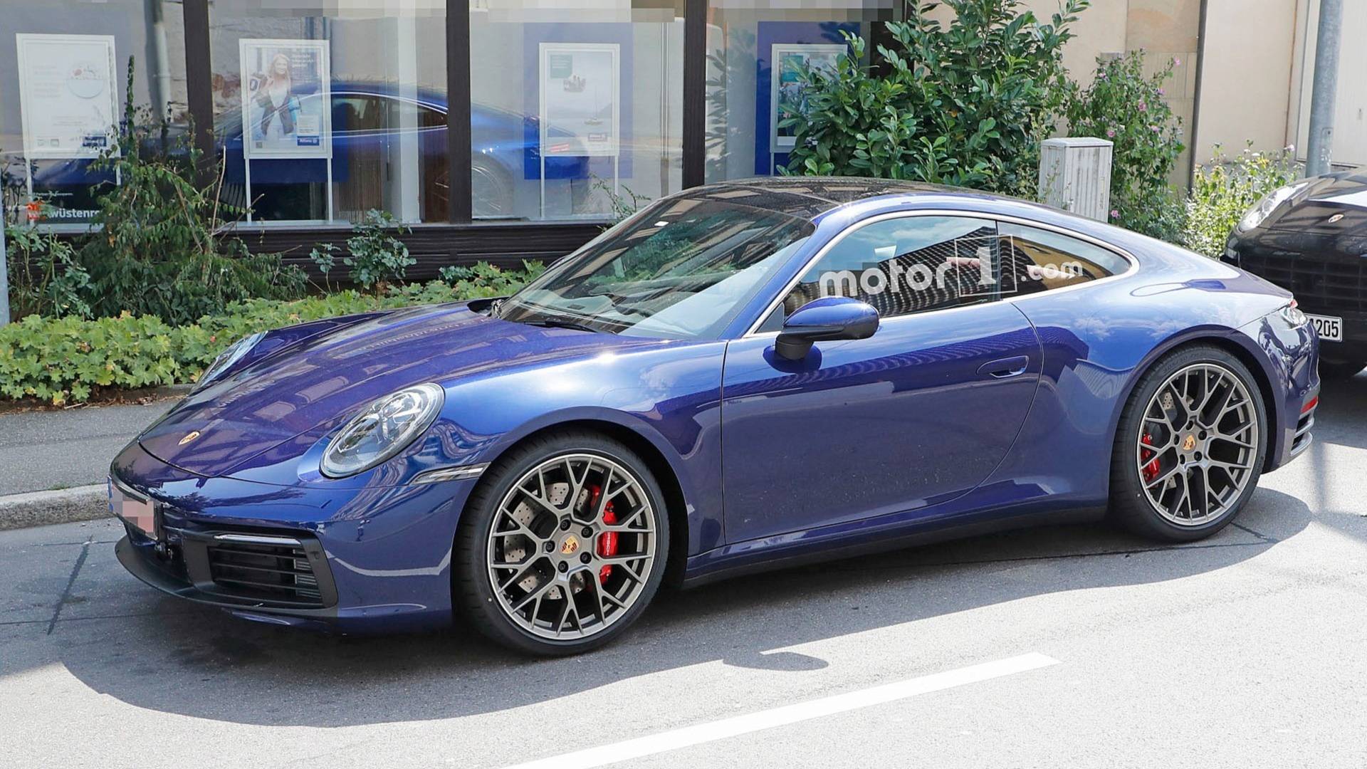 2019 Porsche 911 Caught Uncovered And Looking Beautiful In Blue