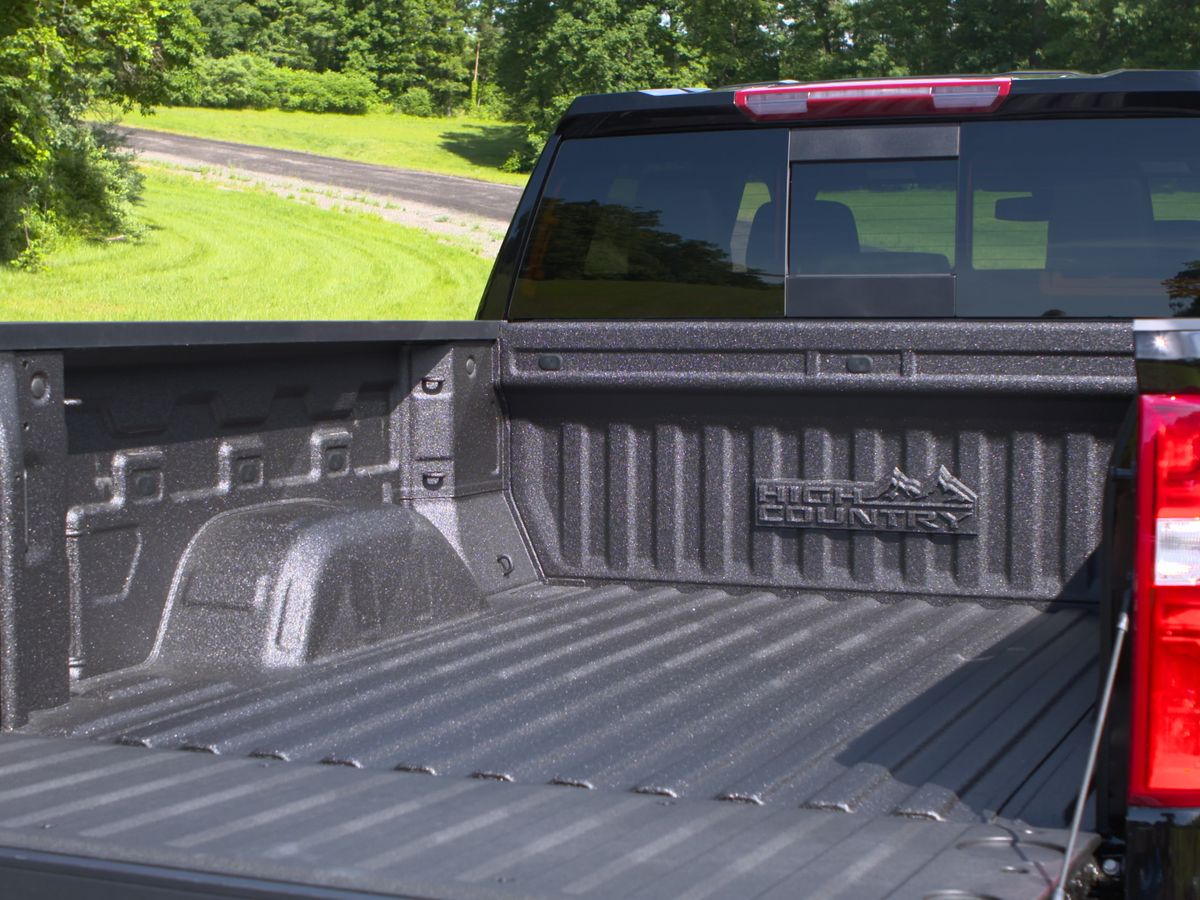 Chevy boasts about having the biggest truck bed in the business