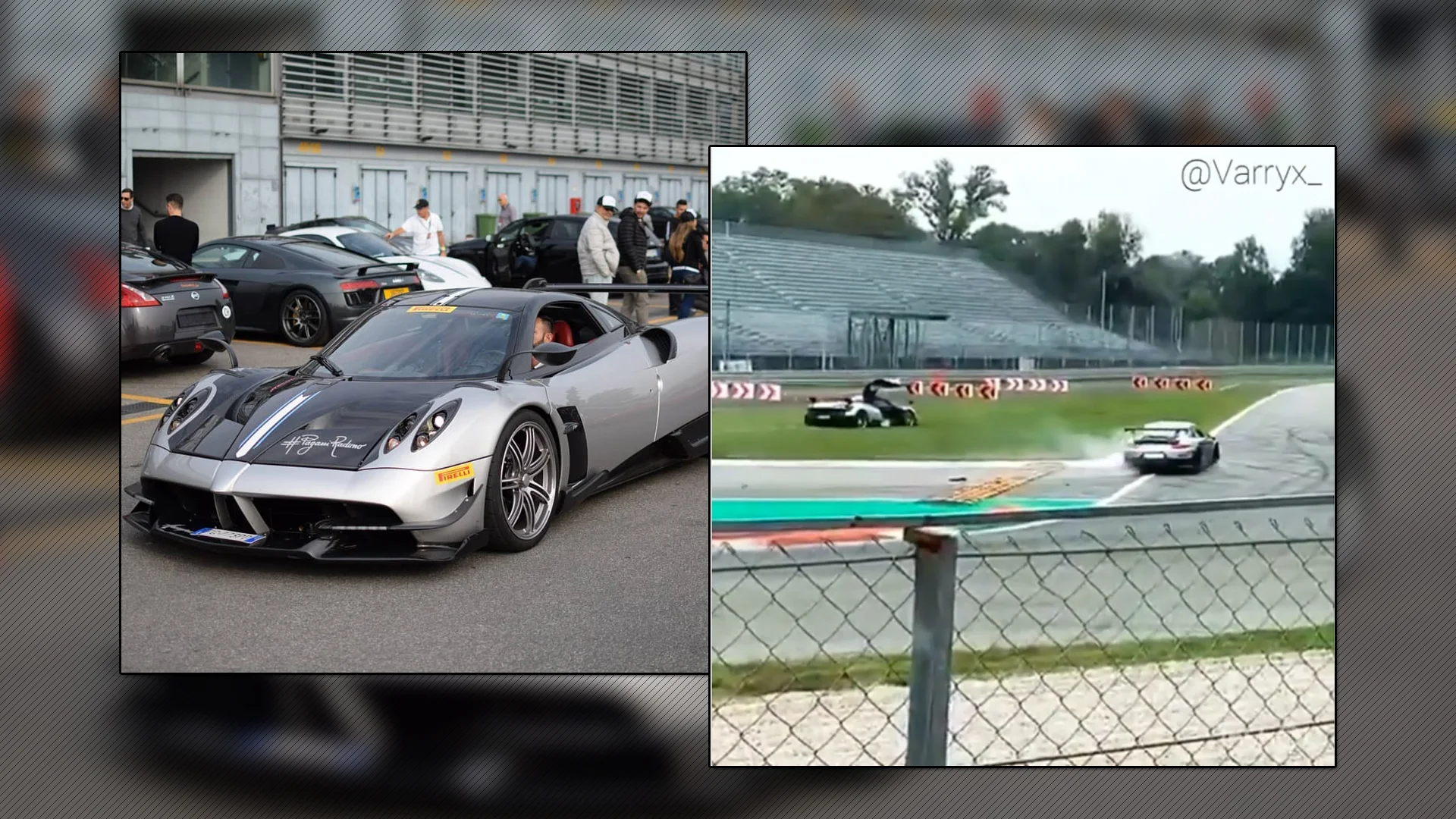 See Porsche 911 GT2 RS Crash Into Pagani Huayra BC