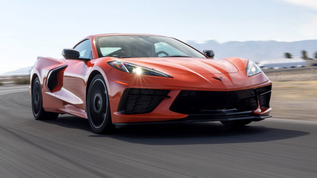 Check out This 2020 Chevrolet Corvette C8 Roasting Its Rear Tires