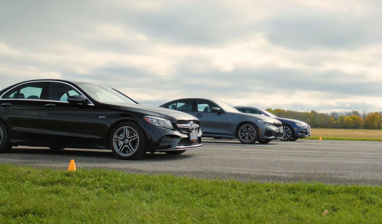 Three Drag Races: BMW M340i, Audi S4, Mercedes-AMG C43