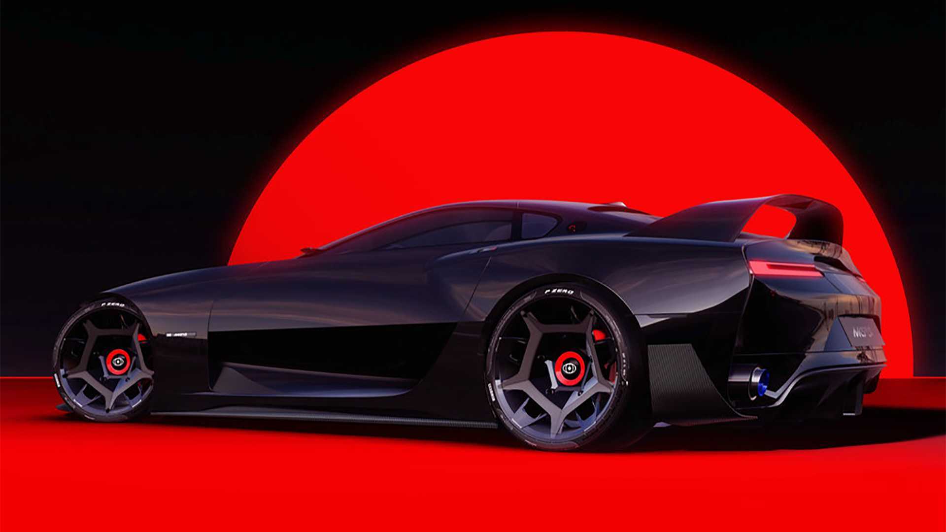 Toyota Supra Imagine Car with Retro-Inspired Design