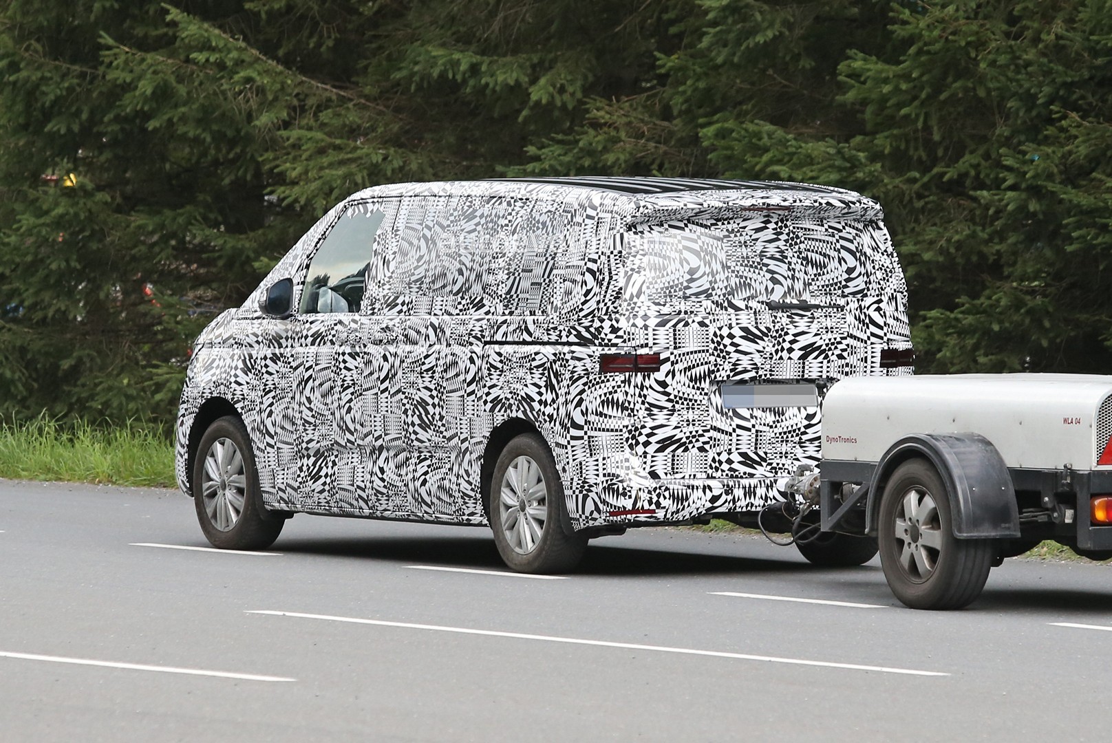 VW Transporter T7 Spied - Here's Your First View