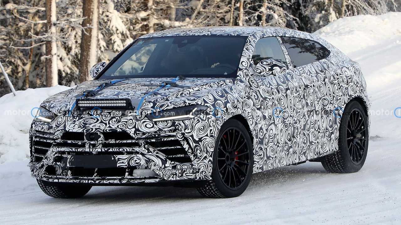 Lamborghini Urus Evo Keeps Facelift Hidden In New Spy Photos