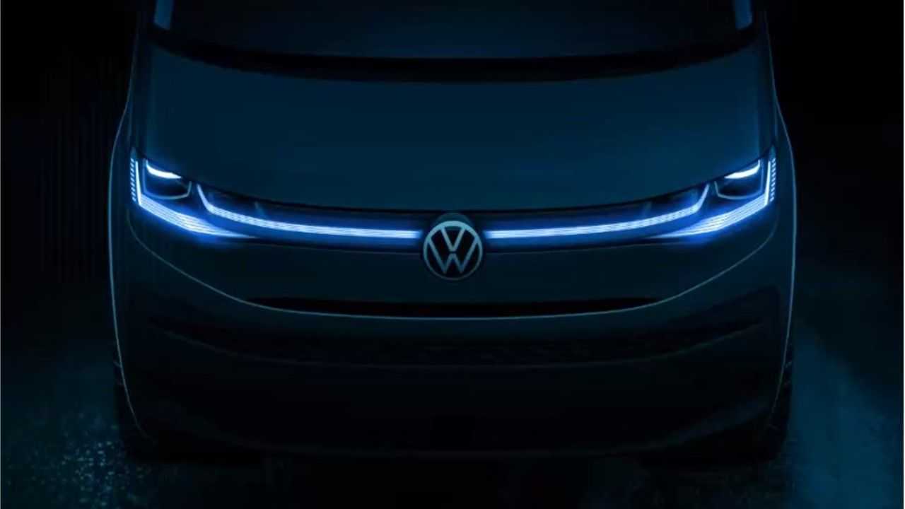 Volkswagen T7 Multivan Bulli Teaser: Golf-Like Dashboard