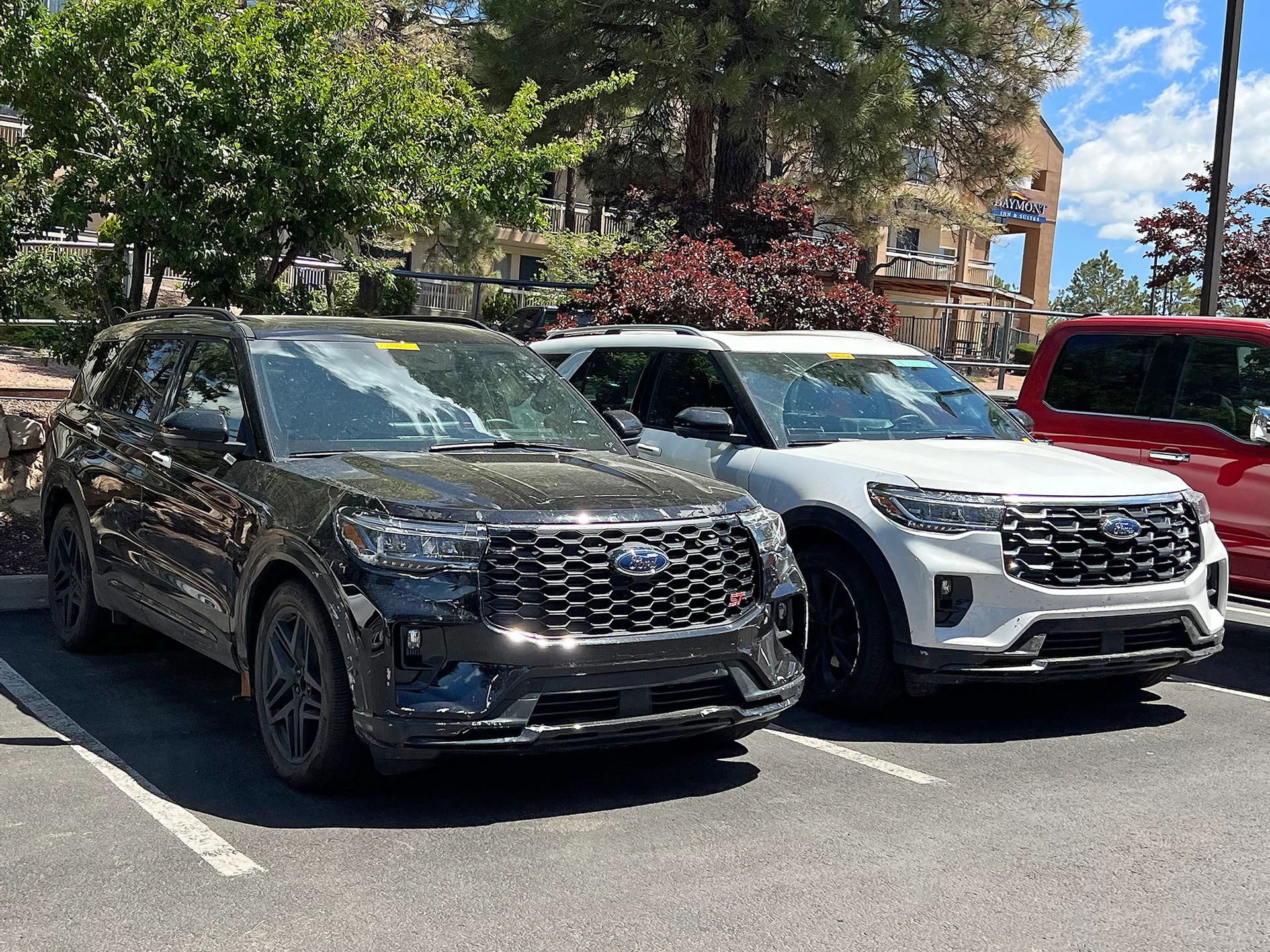 Ford Explorer Timberline Selected With No Camouflage, Exposed Inside