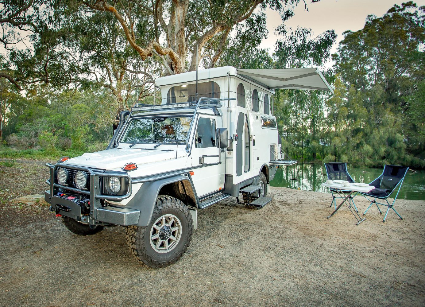 EarthCruiser Mercedes GPro Escape Compact Overlanding Done Right