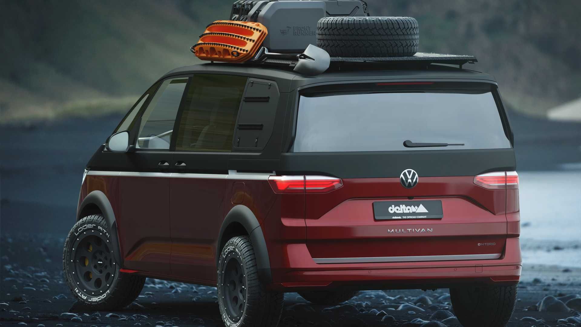 Volkswagen T7 Multivan Gets Aftermarket Mods for Off-Road Adventures