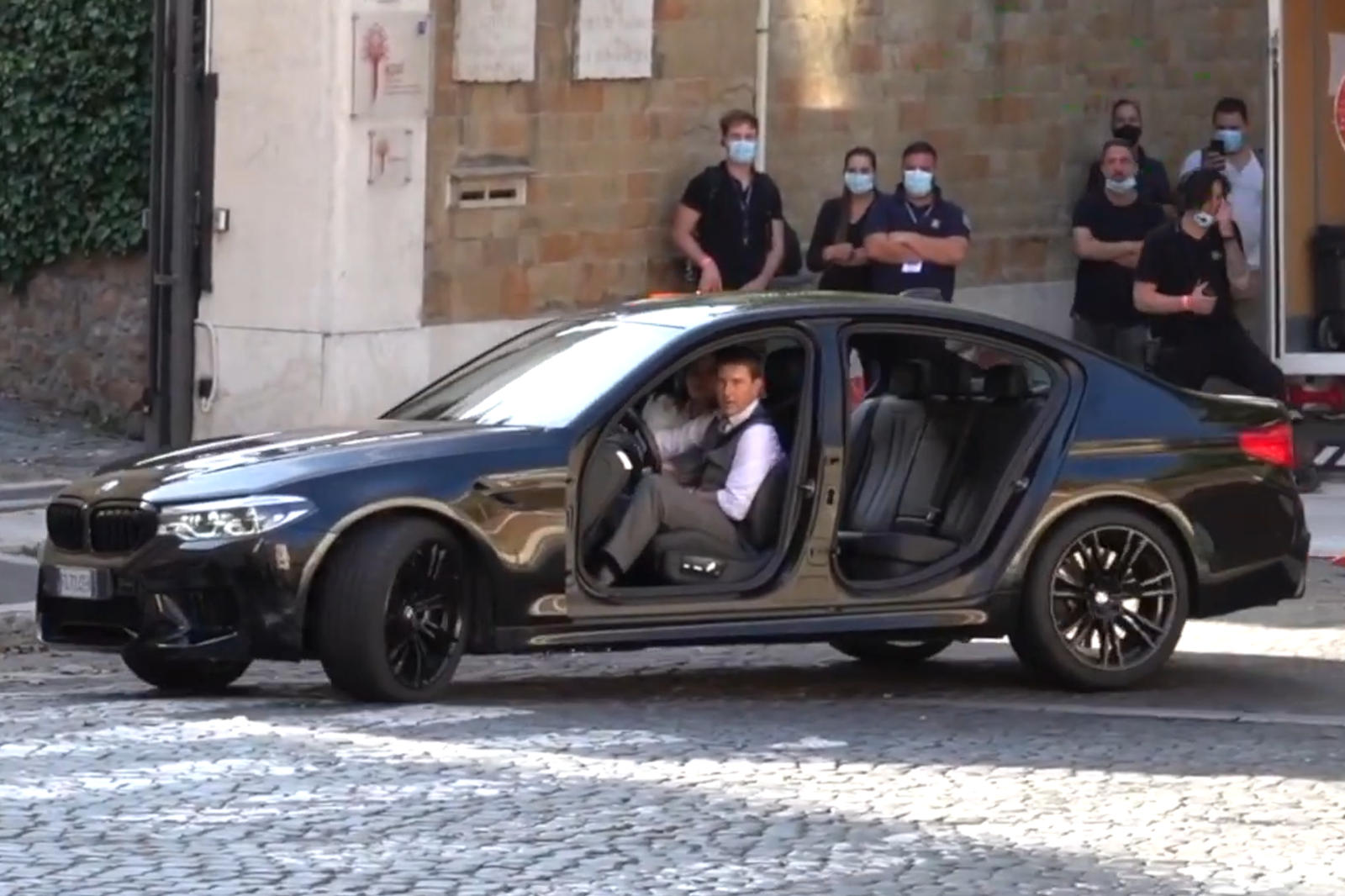 Tom Cruise Drives a Doorless BMW M5 on Mission Impossible 7