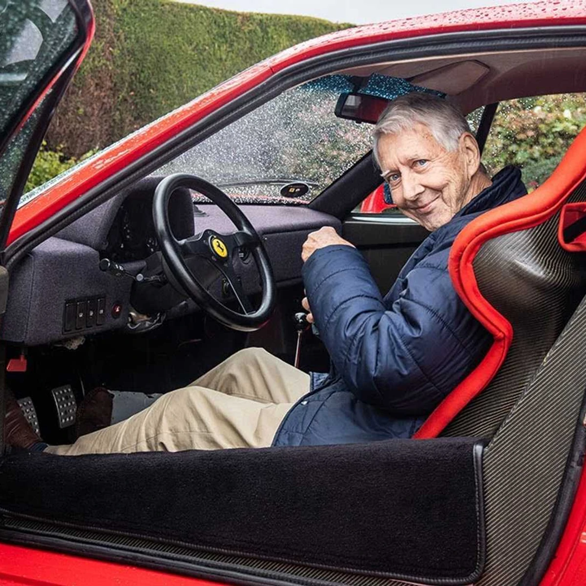 Meet the 80-Year-Old Who Drives His Ferrari F40.