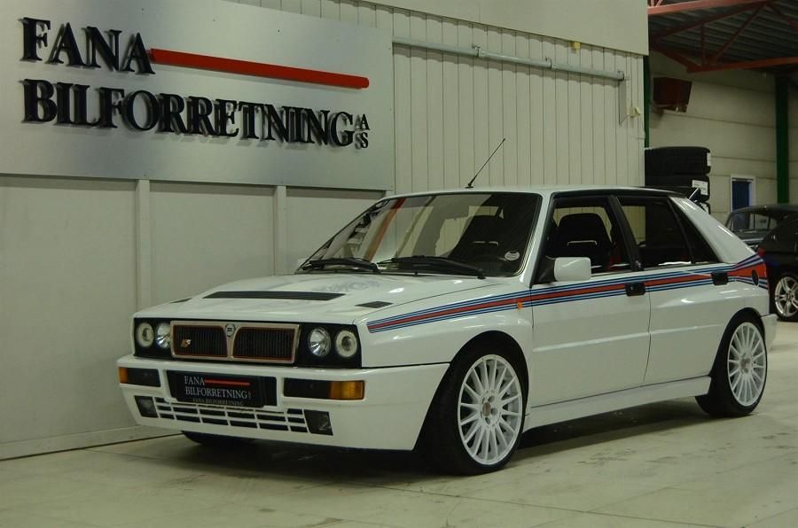 Mint condition Lancia Delta HF Integrale Evoluzione Martini 5 special edition on sale in Norway