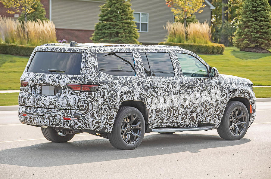 Jeep Wagoneer spotted in near production form with new details