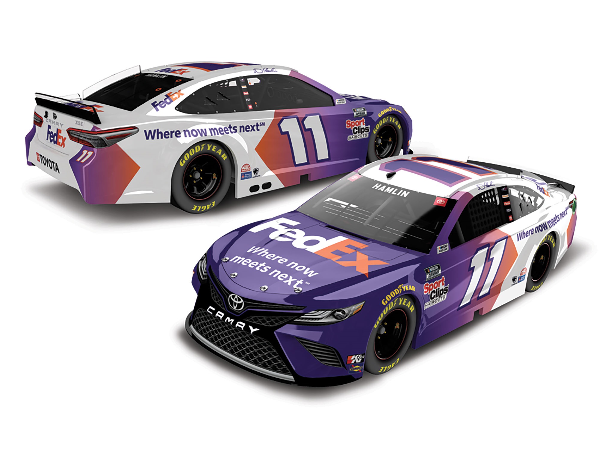 FedEx Ships Denny Hamlin's Car to Each NASCAR Race