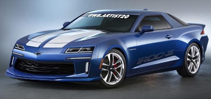 Here's the Back of That Chevy Camaro IROCZ Fan Rendering