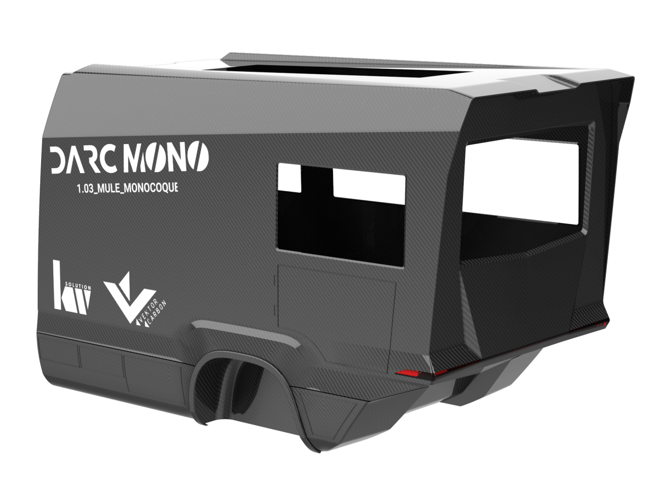 Darc Mono Dakar-Inspired, Carbon Fiber RV Is Afraid of Nothing