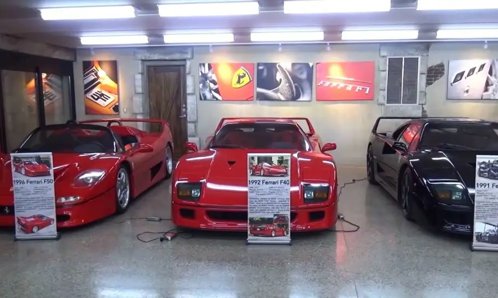 Underground Garage combines Ferrari Theme with American Muscle