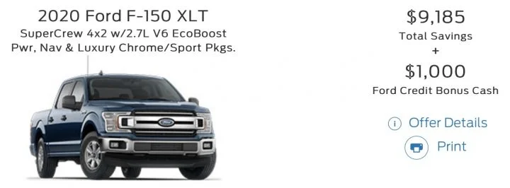 Ford F-150 Offers Up to $10,000 Discount and 0% Financing for Labor Day