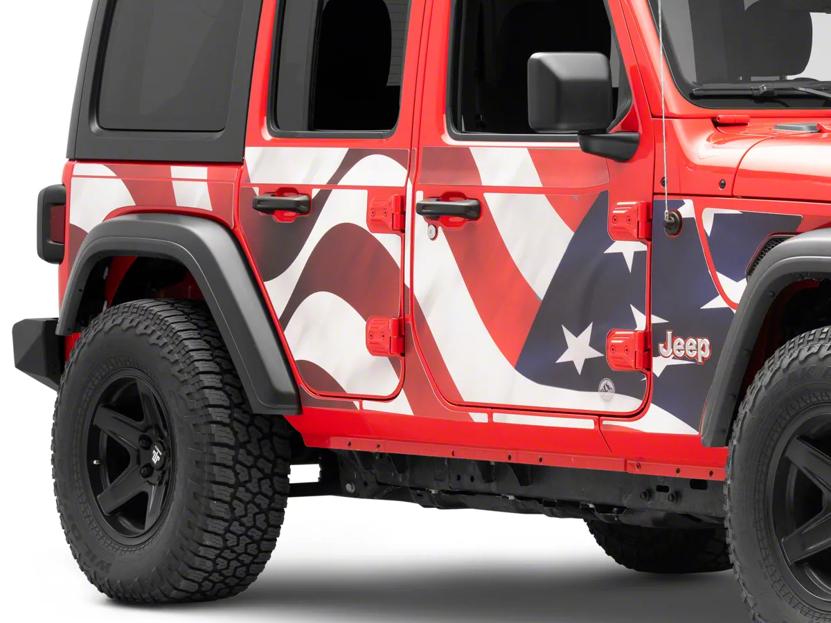 Jeep Wrangler Magnetic Body Armor Allows for Low-Stress Offroading