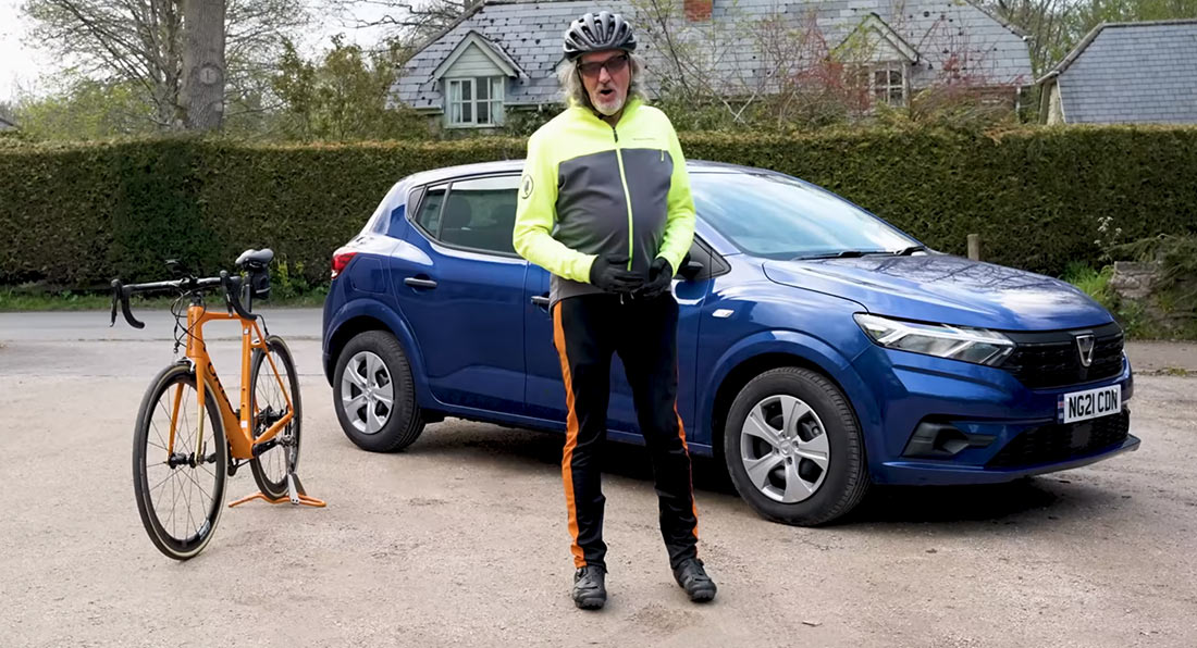 James May Decides Which Is Best: His Dacia Sandero or His Bicycle