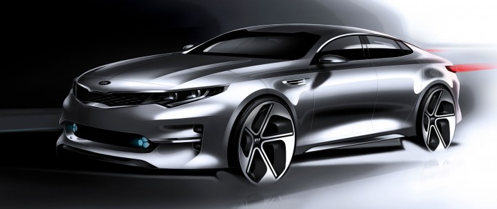 2021 Kia Optima Returns in Dramatic Design Sketches