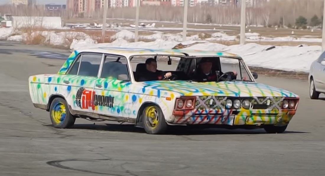 Russia's Idea of Widebody Conversion is Welding Two Ladas Together