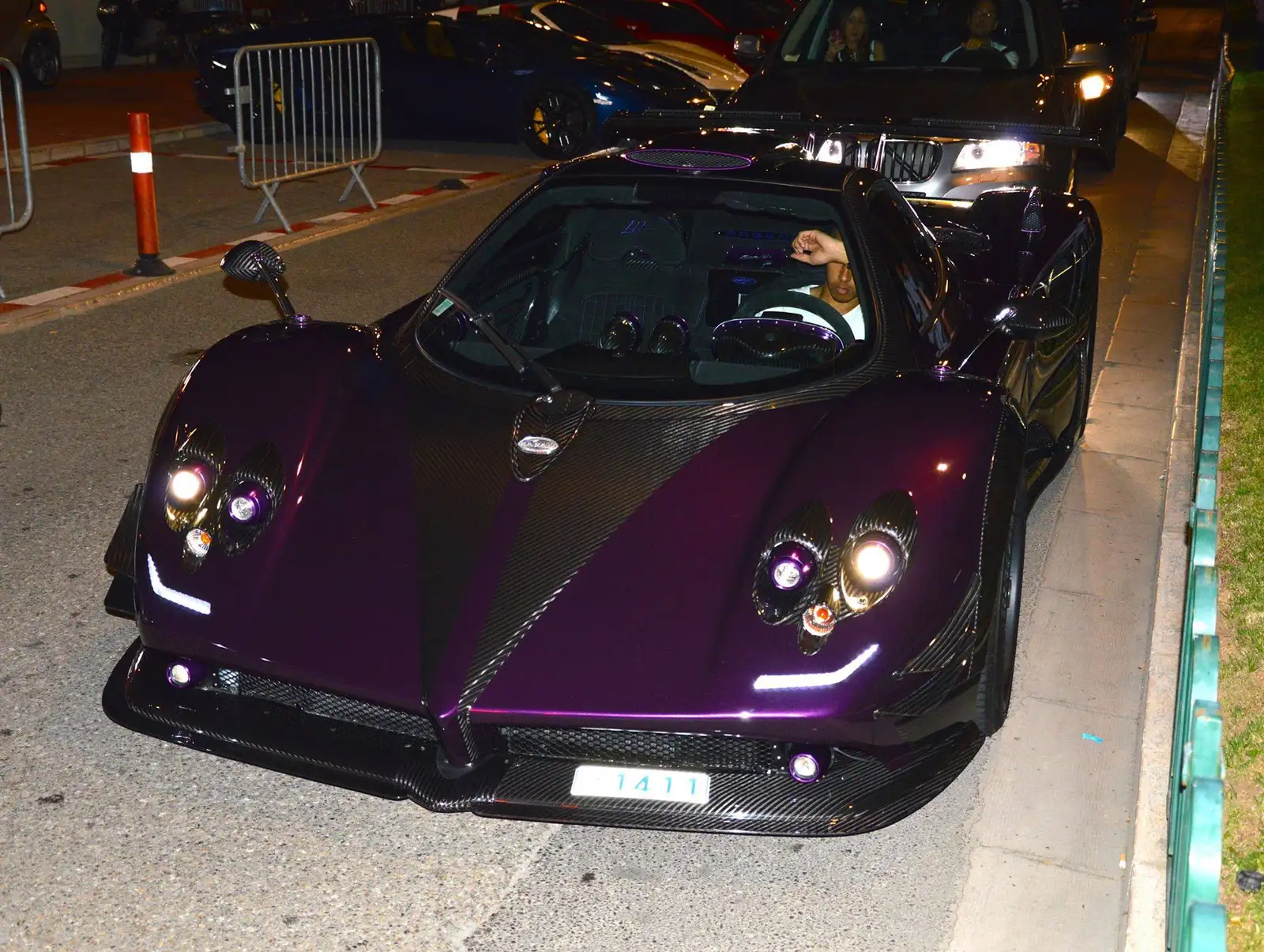 Lewis Hamilton was spotted driving his unique Pagani Zonda® 760 LH in Monaco