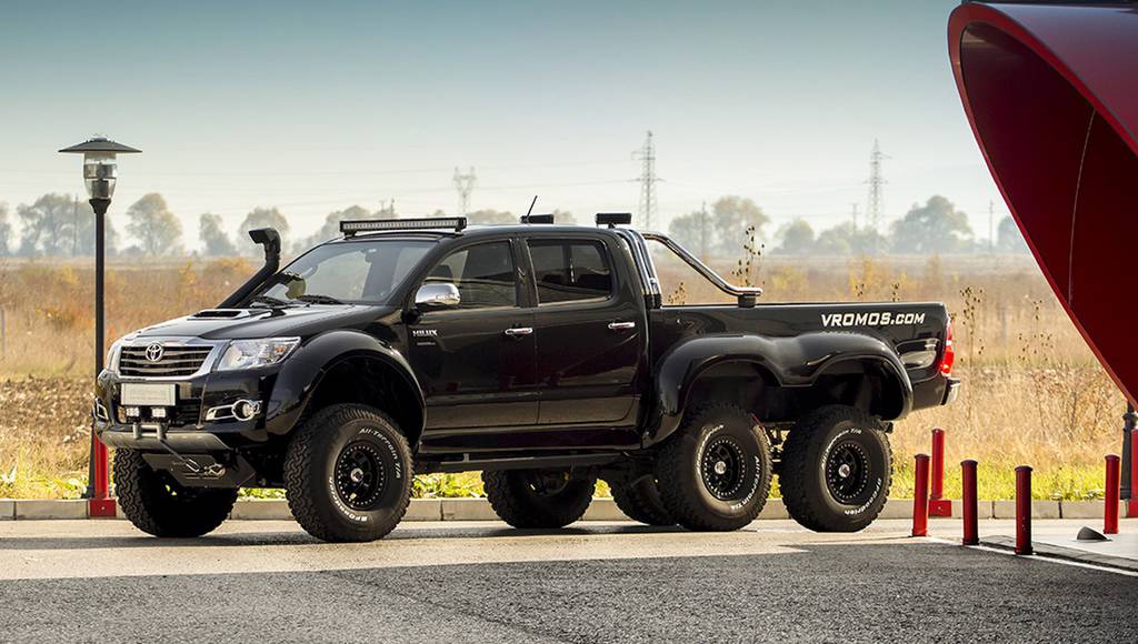 Overdrive customises the interior of Toyota Hilux 6x6