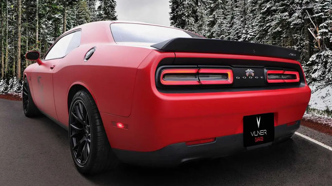 Vilner dresses up the devil with fancy interior for Dodge SRT Hellcat