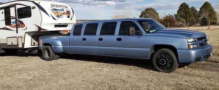 Could You Spend $32,000 for This Chevy Silverado Dually Limo