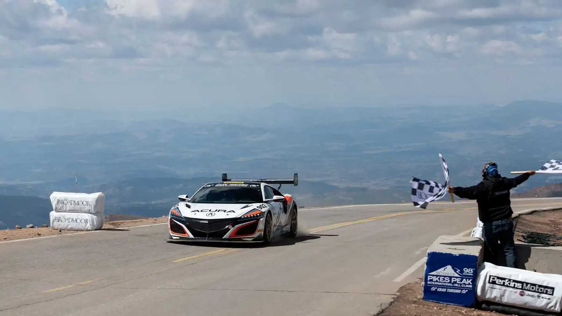 Acura NSX is the Fastest Production Hybrid At Pikes Peak