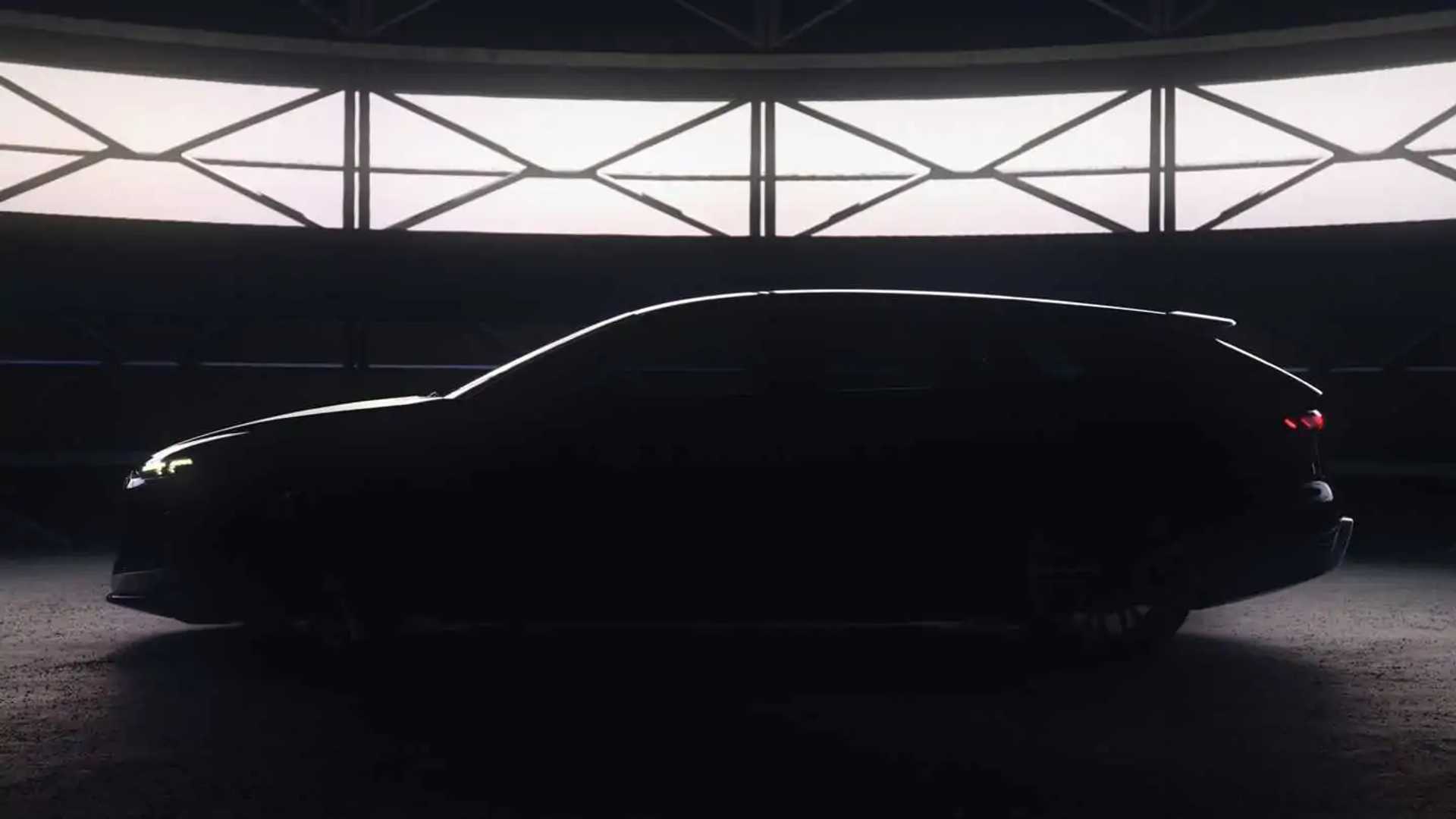 Audi A6 Avant E-Tron Concept Shown in a Veil Of Darkness