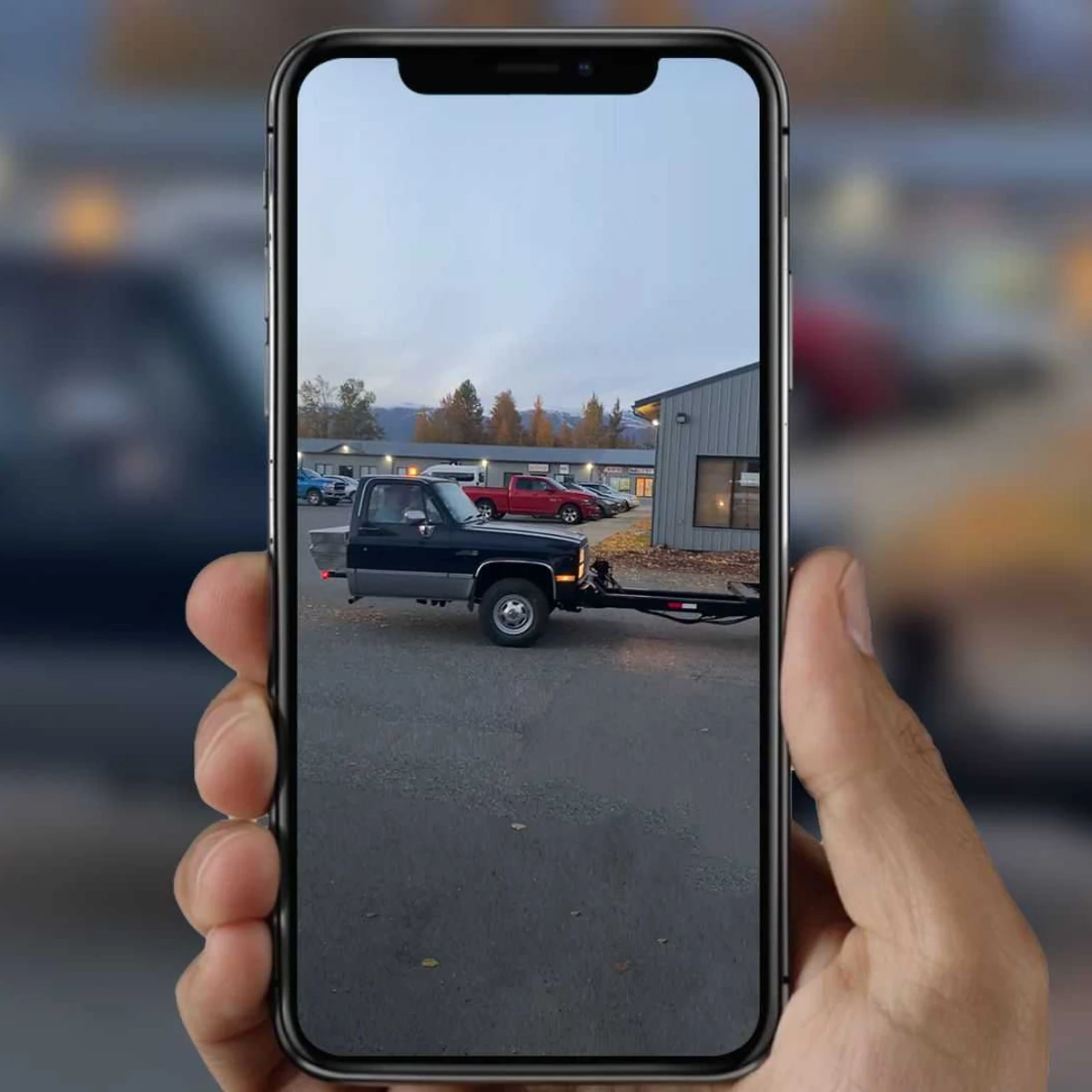 Bizarre Pickup Truck Has Bare Frame In Front, Cab In Back