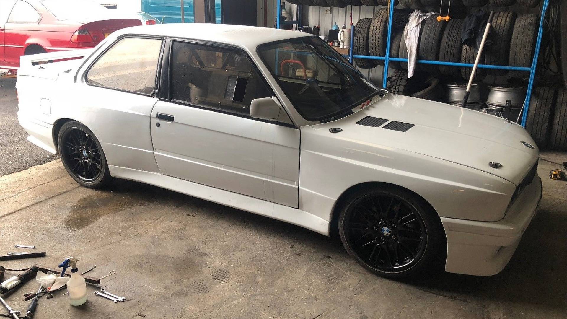 BMW E30 with Mid-Mounted Supercharged Honda S2000 Motor For Sale