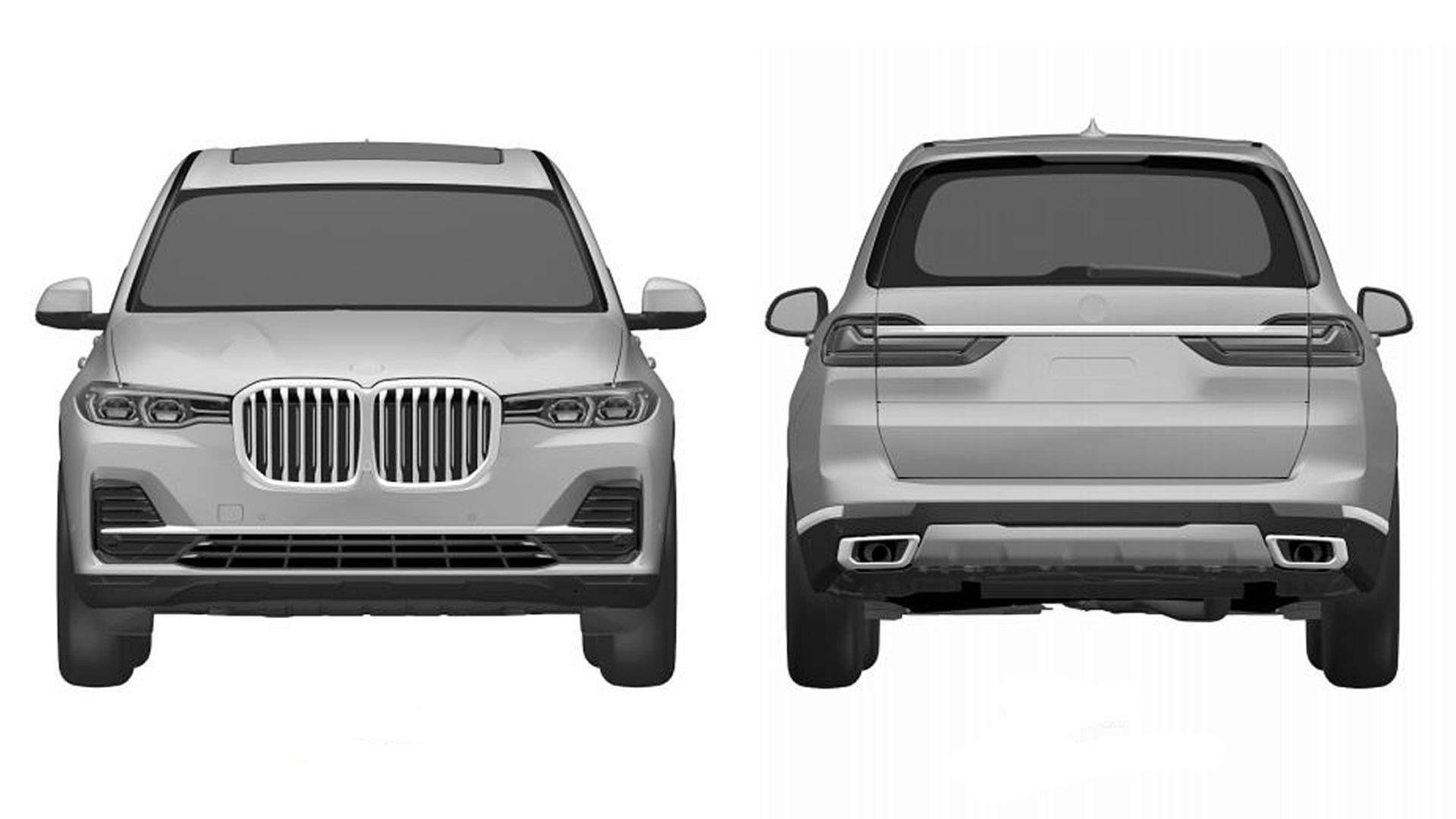 This is It: Patent Images of 2019 BMW X7 leaked