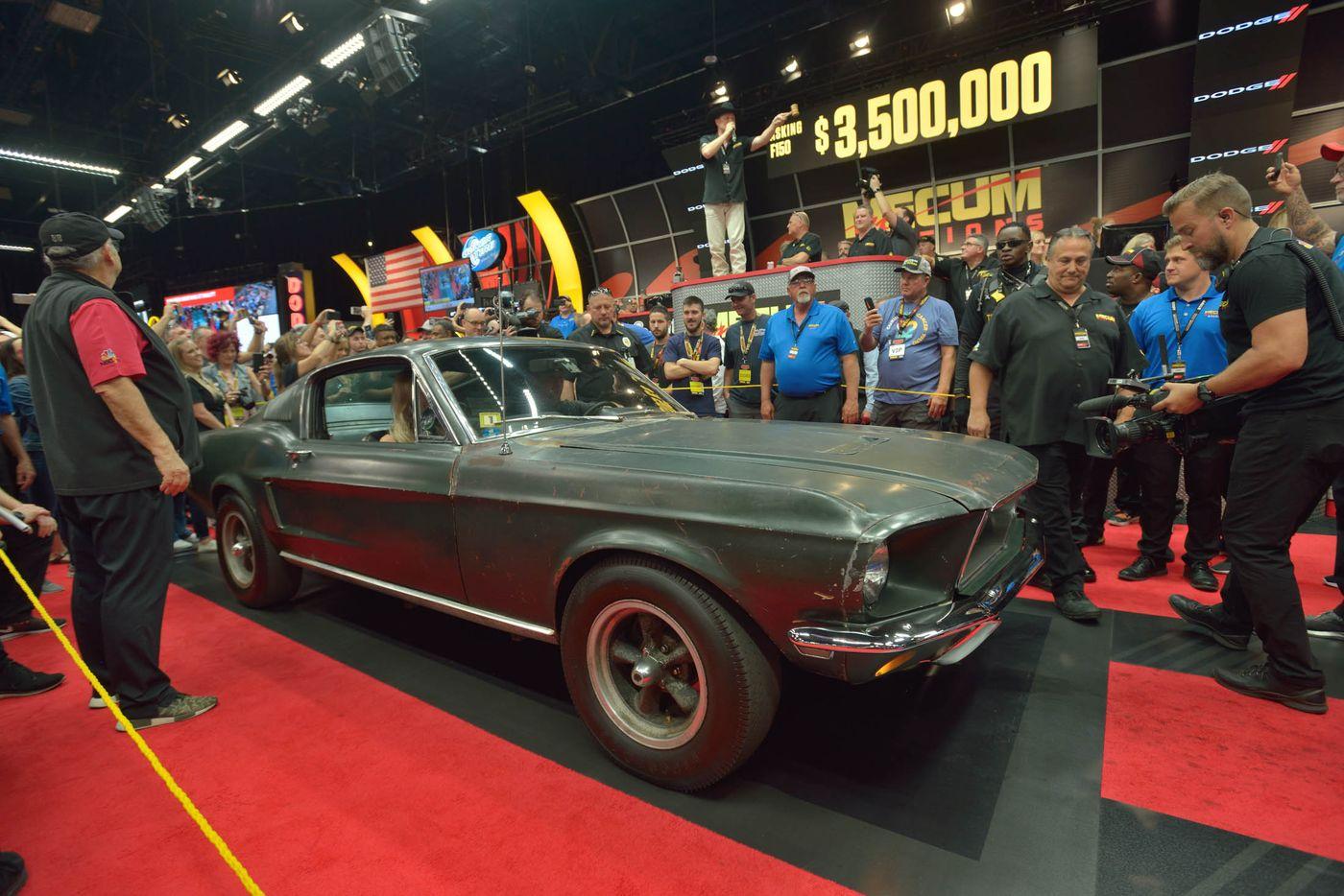 Mustang Bullitt Movie Car Sells For Record $3.4M At Auction