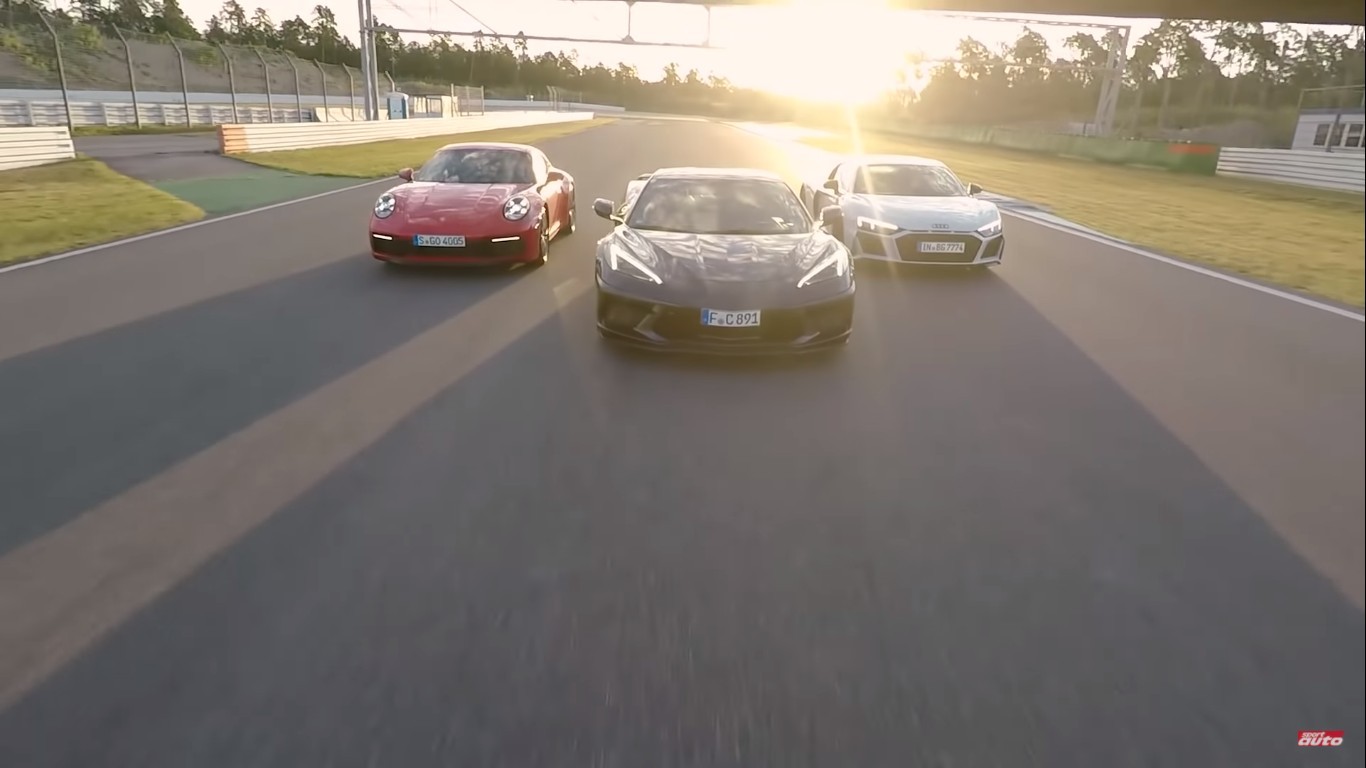 Corvette C8 Nearly As Fast As Audi R8 And Porsche 911 At Hockenheim