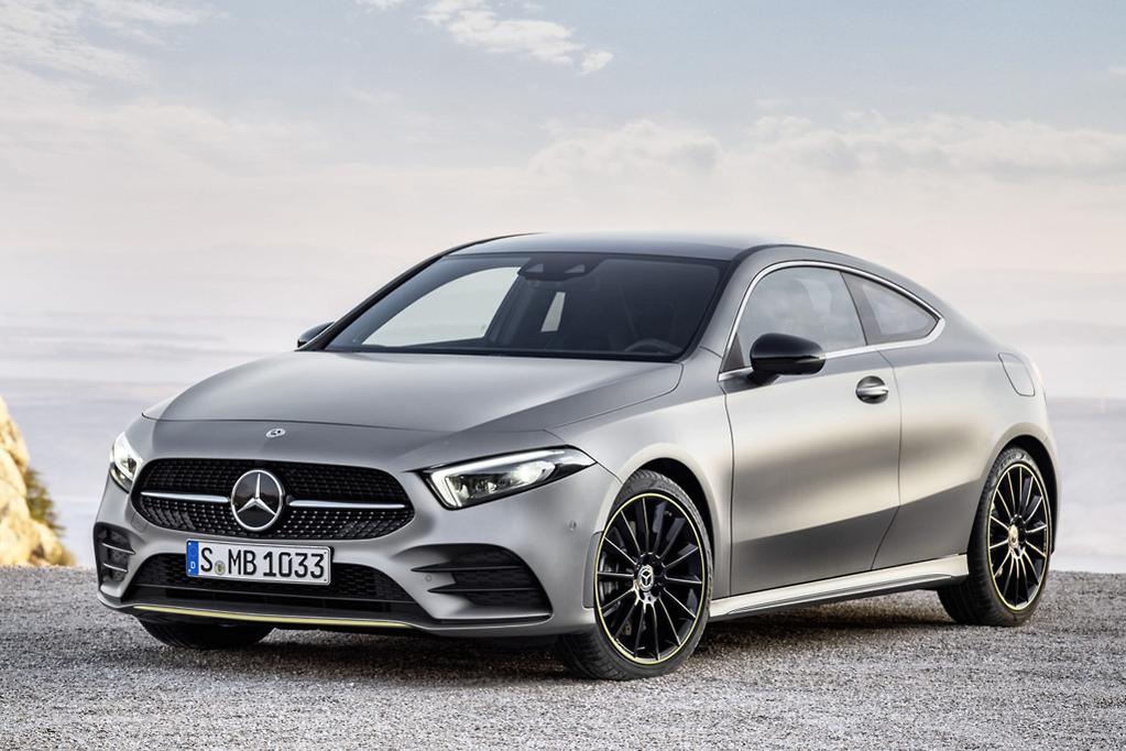 2019 Mercedes A-Class Coupe And Hot A45 Hatchback Rendered