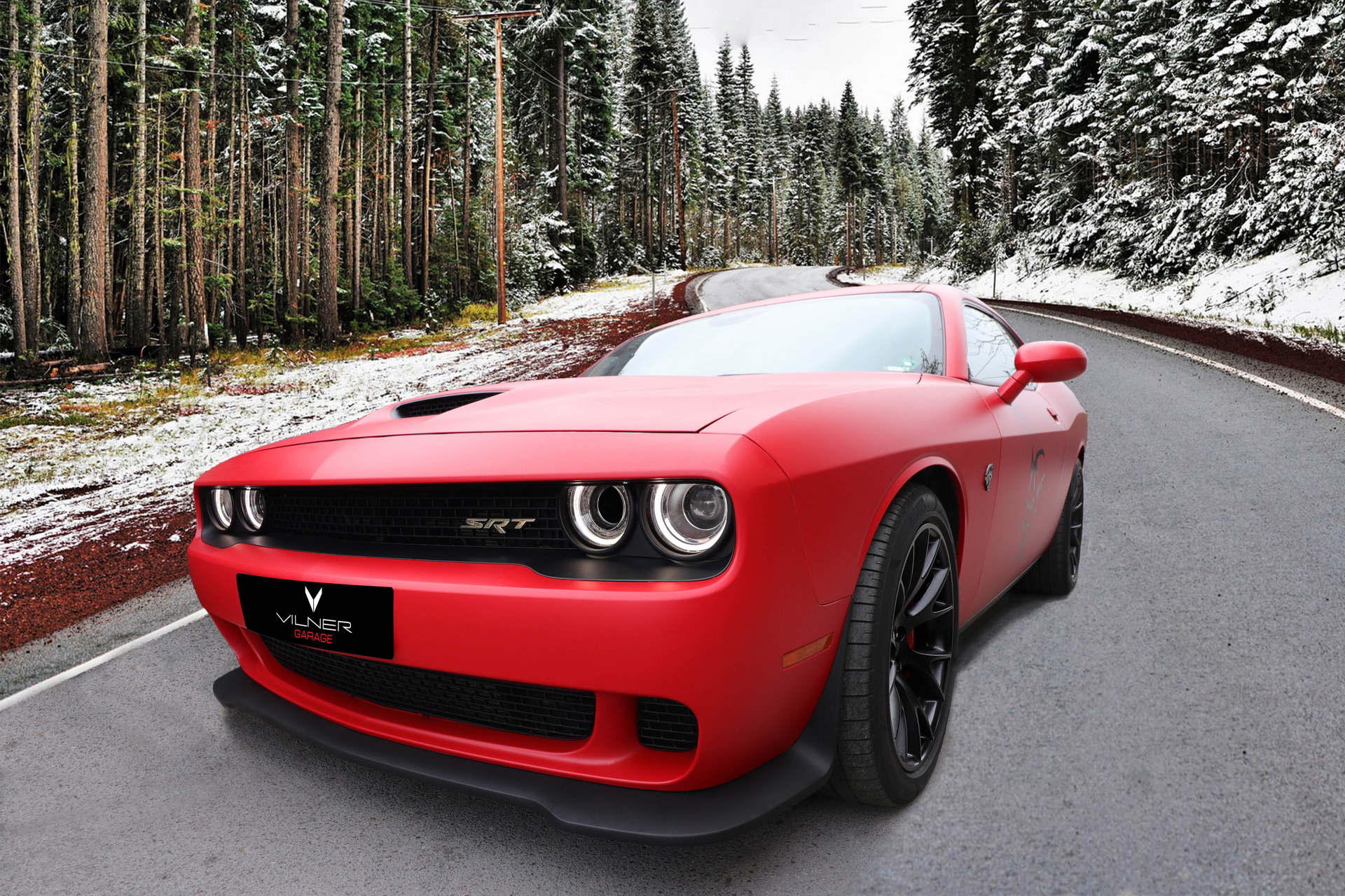 Vilner dresses up the devil with fancy interior for Dodge SRT Hellcat