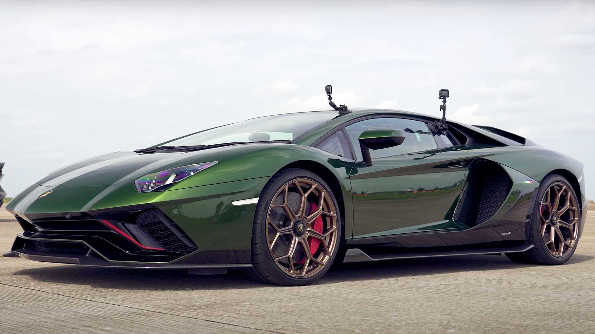 Every Lamborghini Aventador Drag Race From Base to SVJ