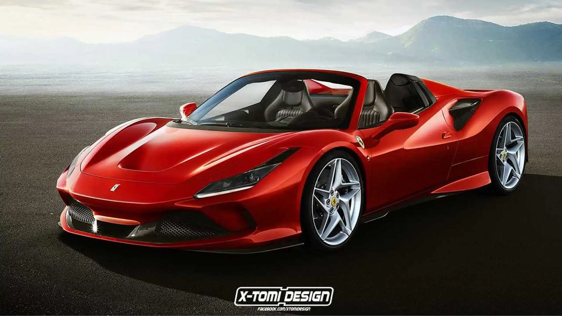 Ferrari F8 Spider Fan render Could Pass for The Real Thing