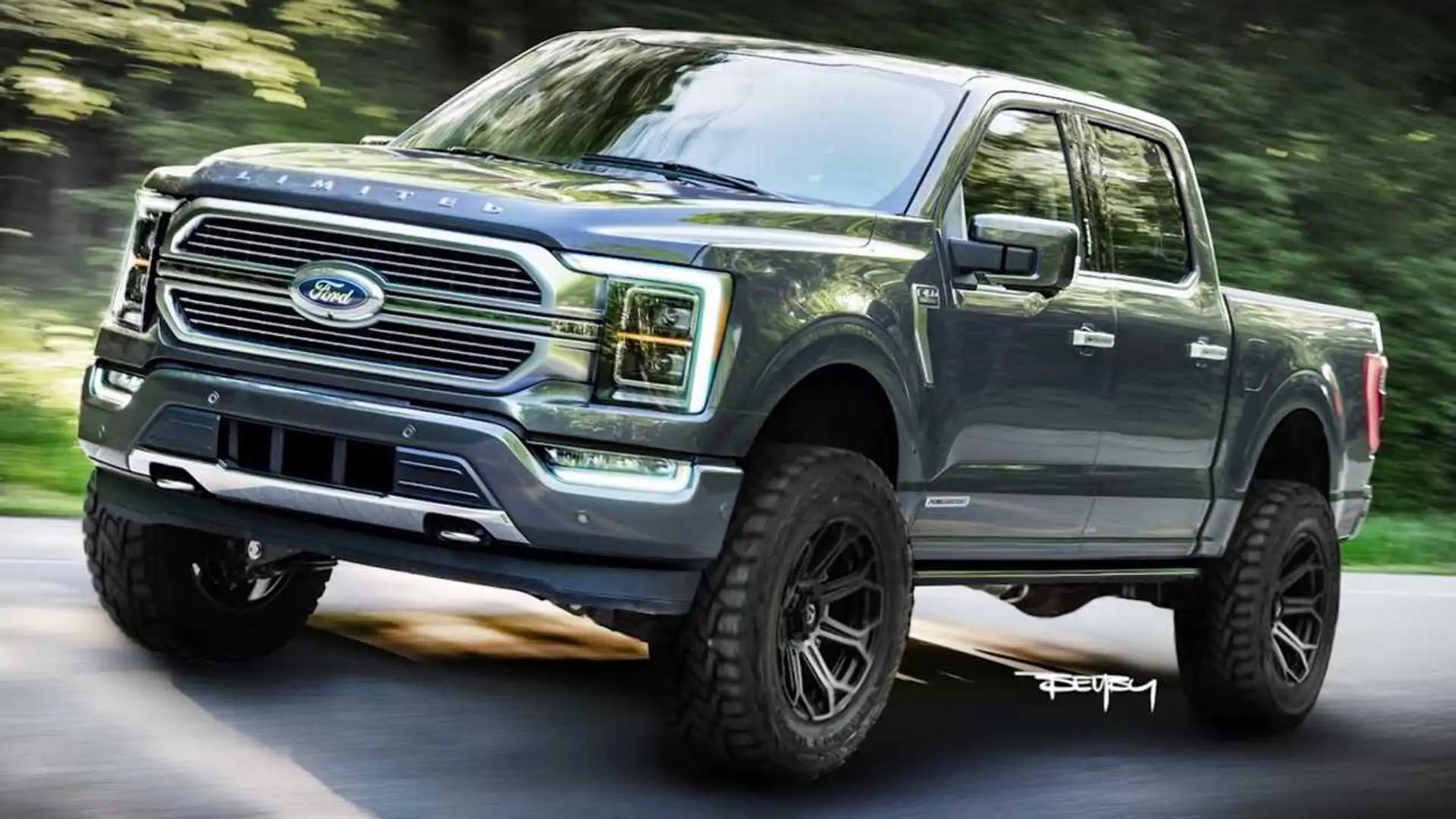 2021 Ford F-150 Rendering Gives New Pickup An Attractive Nose Job