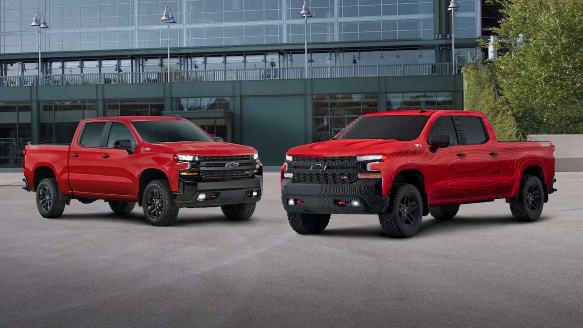 Chevy's First Full-Size Lego Model Is A Silverado Trail Boss