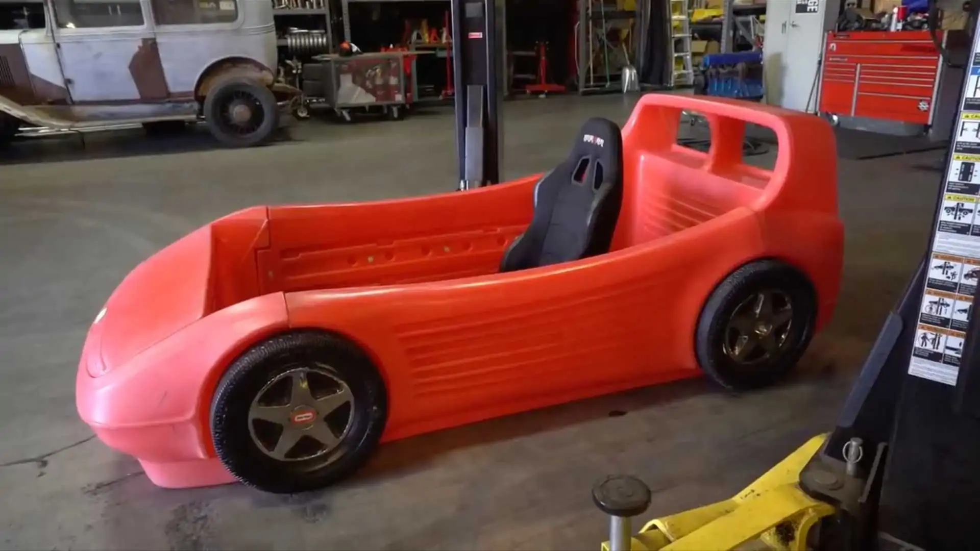 Hoonigans Convert Race Car Bed into A Real Car