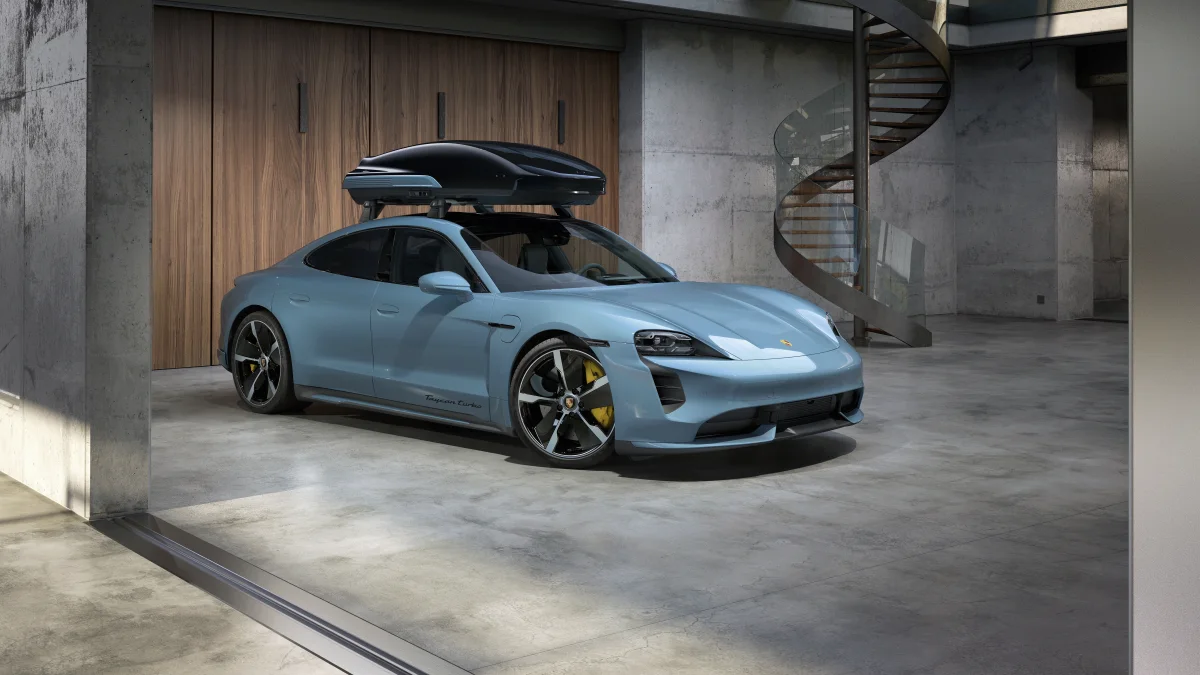 Porsche Roof Box can withstand speeds of up to 124 MPH