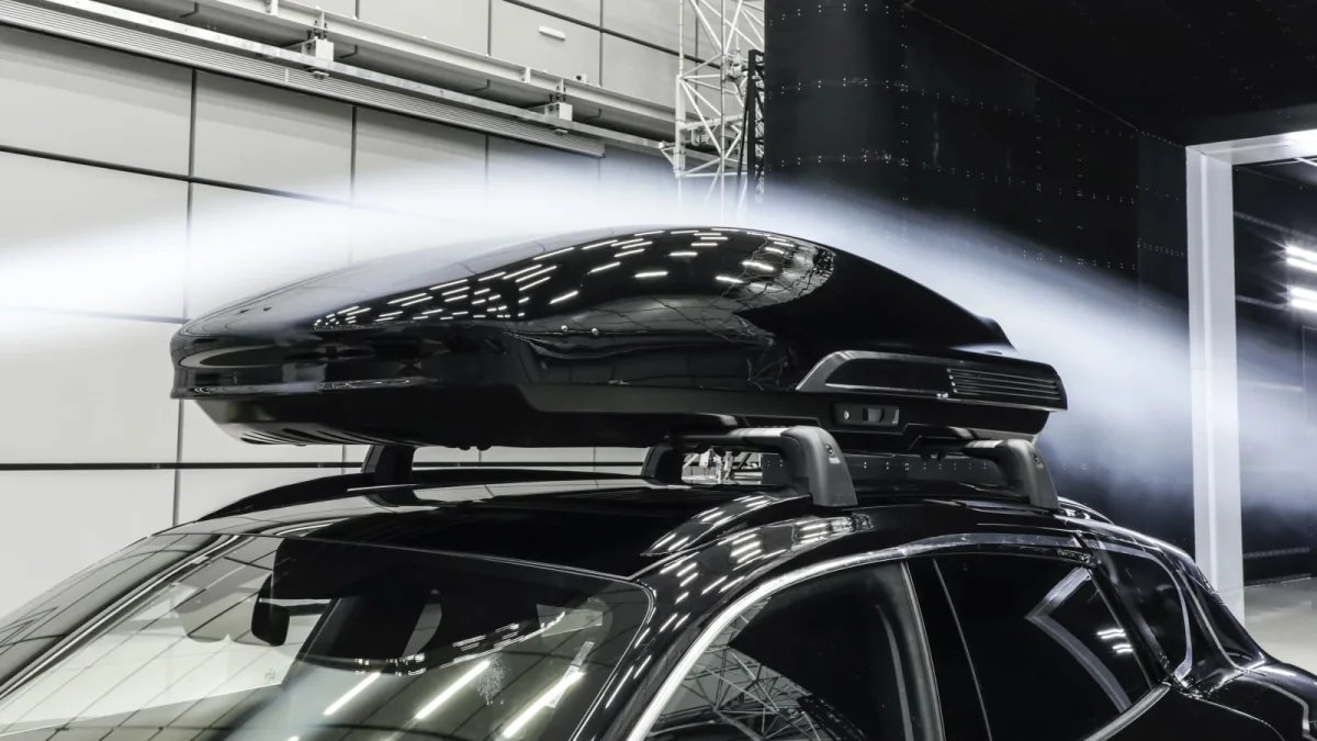 Porsche Roof Box can withstand speeds of up to 124 MPH