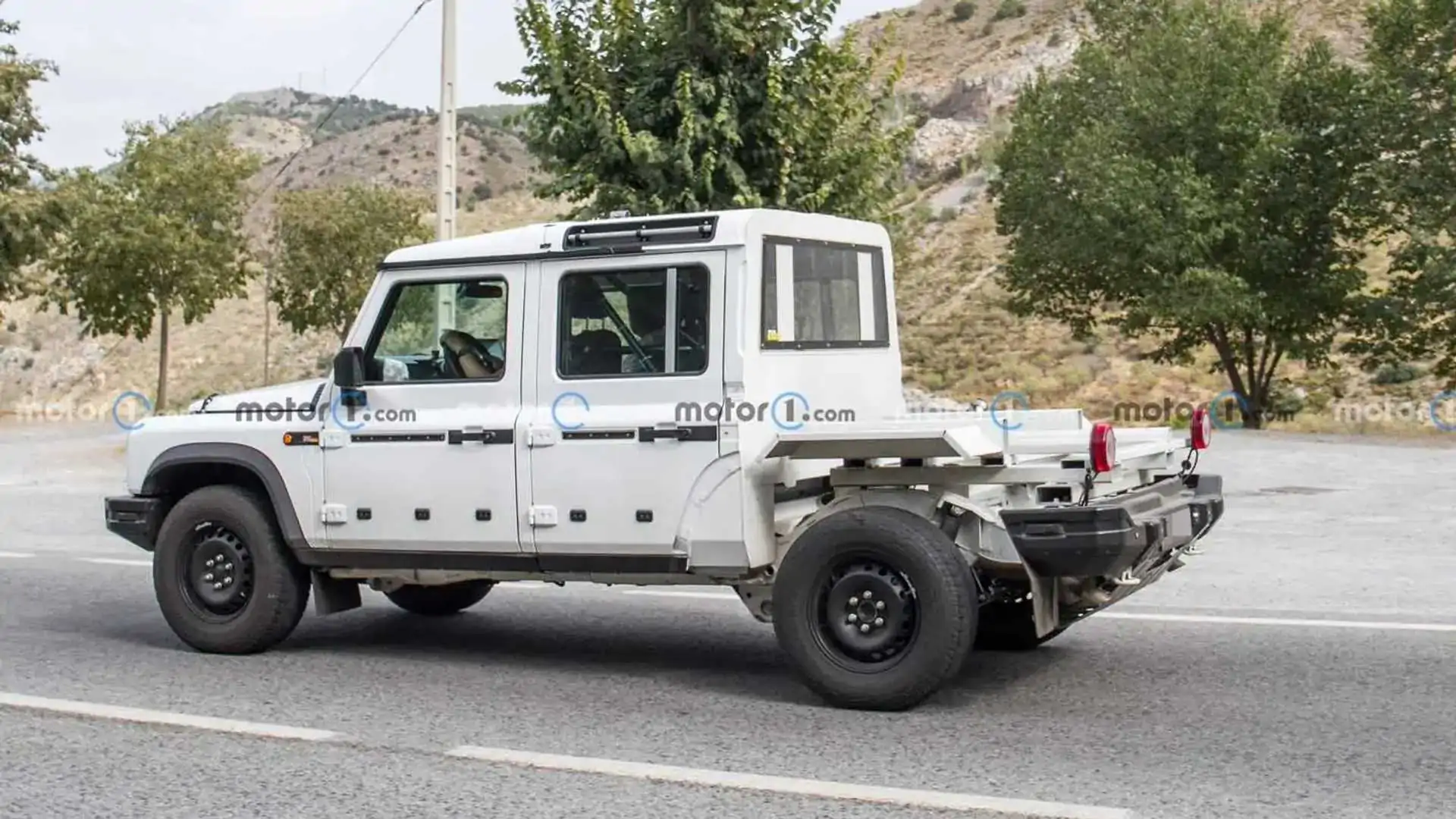 Ineos Grenadier Spied Testing As Pickup Truck Missing Its Bed