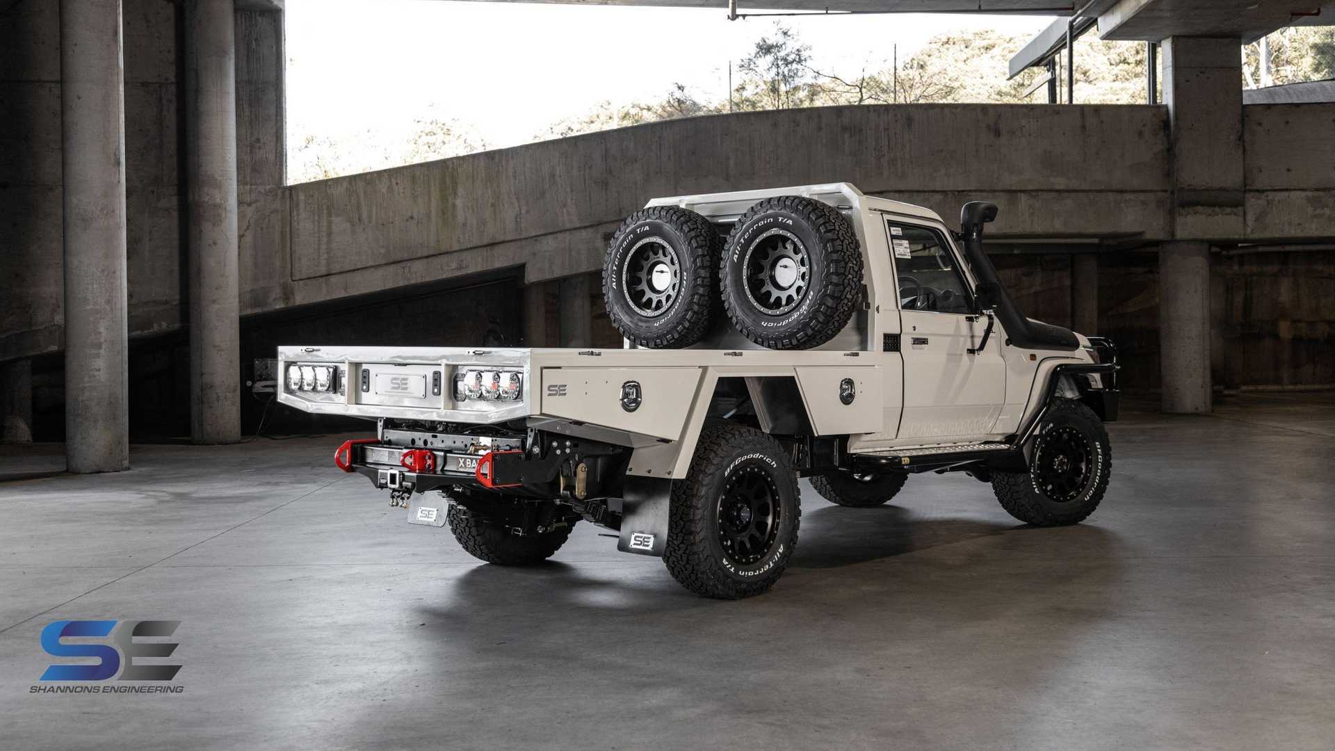 Toyota Land Cruiser Single Cab Truck Features Camper-Friendly Mods