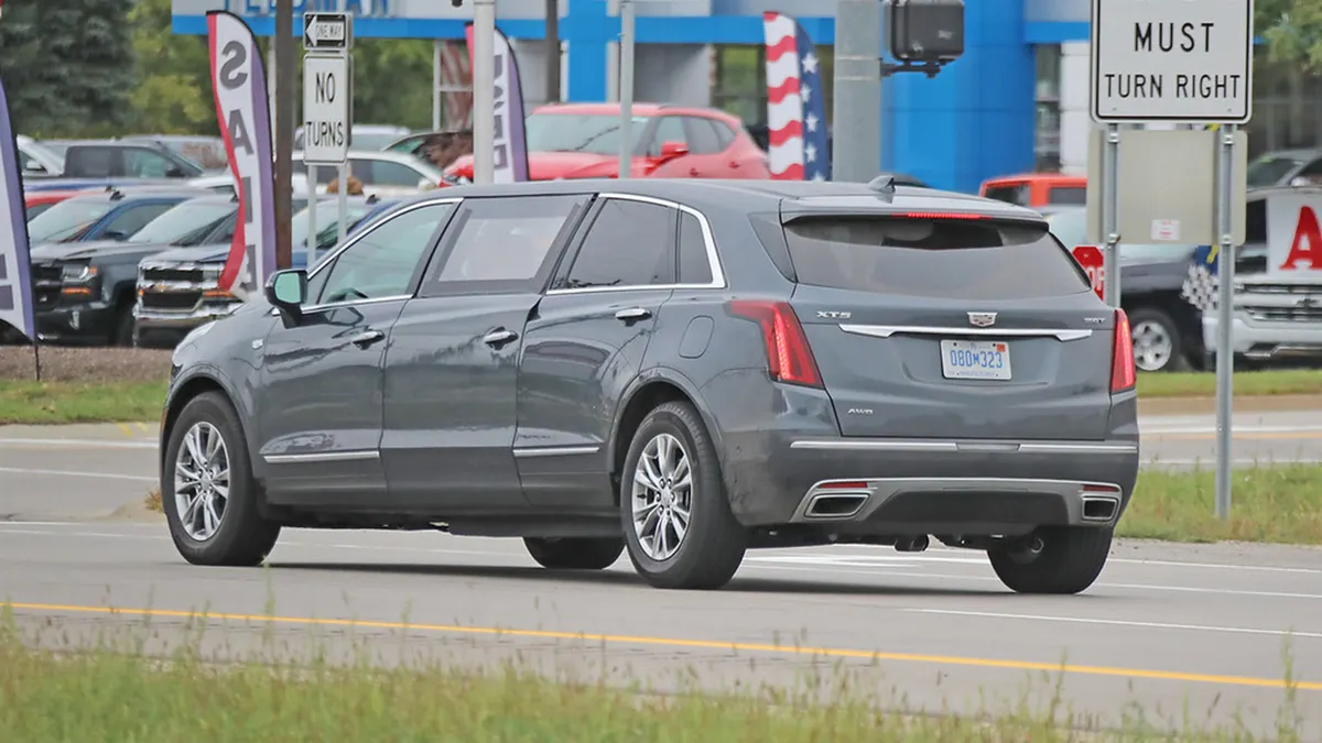 Strange Cadillac XT5 Limousine Spied Testing For First Time