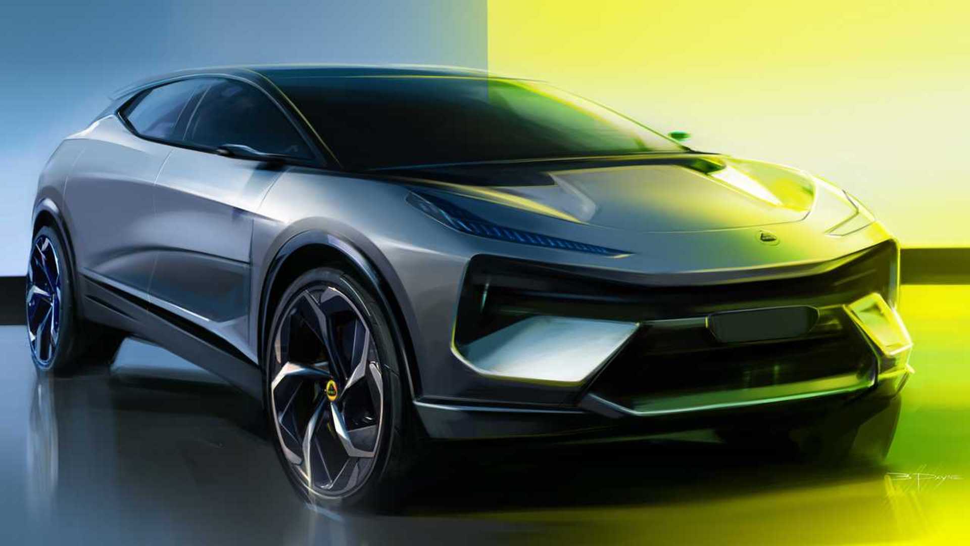 Lotus Type 133 Electric Sedan To Fight Porsche Taycan With 600+HP