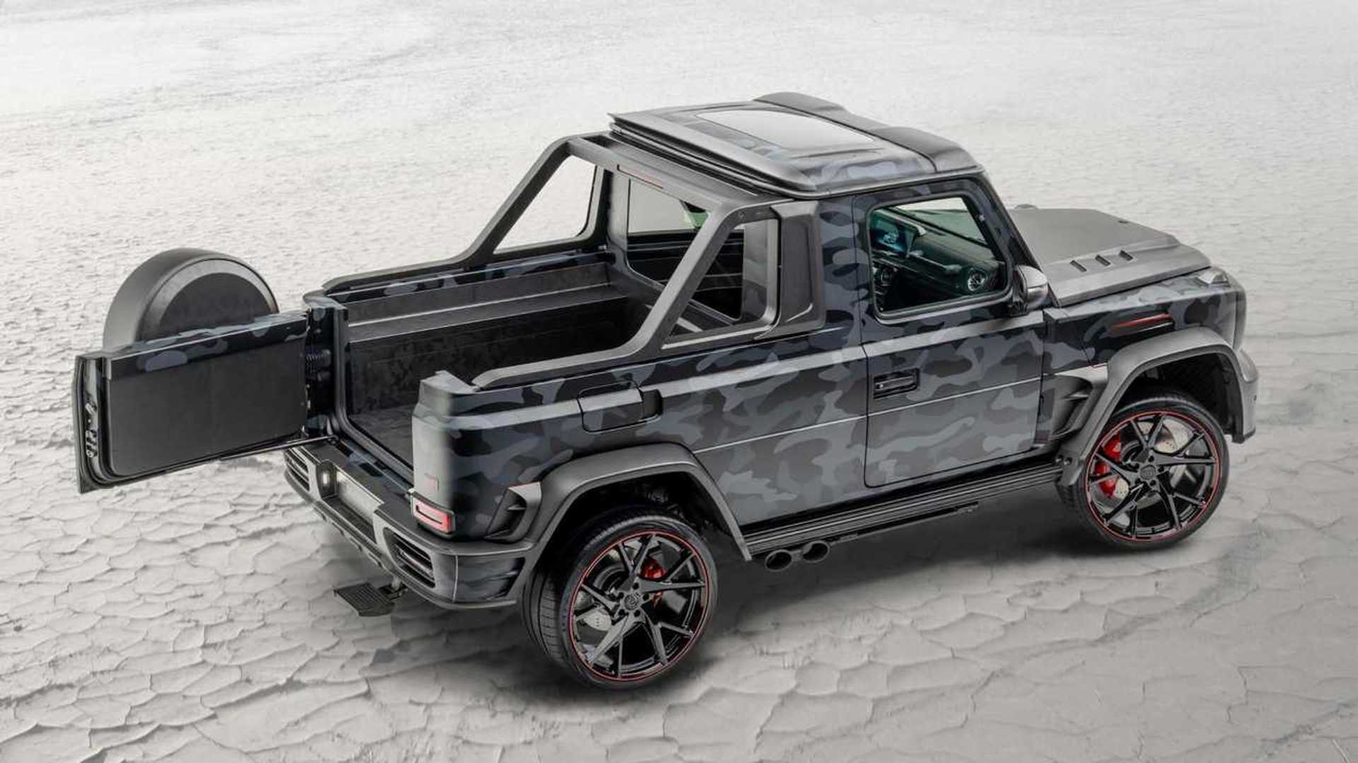 Mansory Creates A Pickup Version of Star Trooper Mercedes-AMG G63